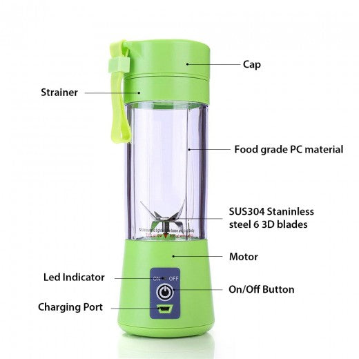 Portable juice blender