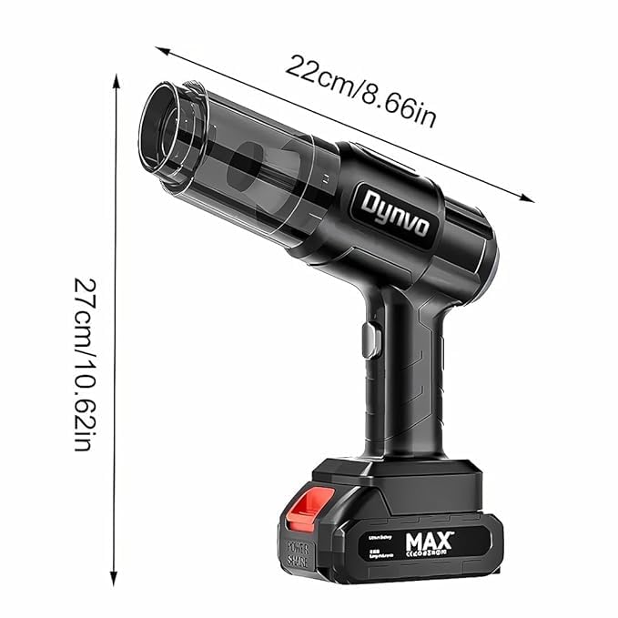 Wireless Handheld Car Vacuum Cleaner – 18000PA High Power 3-in-1 Portable Vacuum with Blower, 50–60 Min Runtime, Brushless Motor