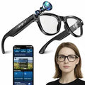 AI Smart Glasses with Voice Assistant, AIMB-S1 M02O, Pen-Ear Audio, HD Camera for Photos & Video, Hands-Free Calls & Music, Touch Controls, Lightweight Design, Android & iOS Compatible (Aura)