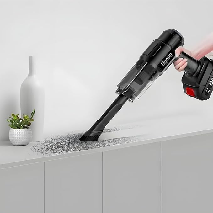 Wireless Handheld Car Vacuum Cleaner – 18000PA High Power 3-in-1 Portable Vacuum with Blower, 50–60 Min Runtime, Brushless Motor