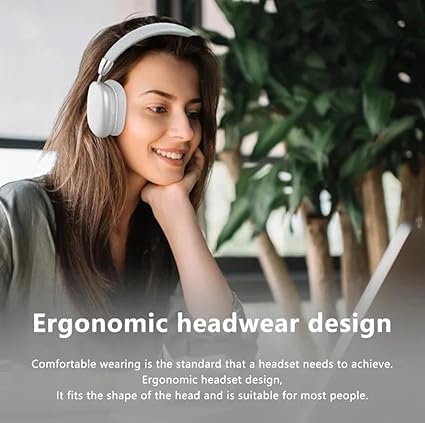 P9 Wireless Bluetooth Over-Ear Headphones with Mic | Deep Bass | Noise Reduction | Foldable Design | 10-12H Battery | Compatible with Android, iOS, Laptop