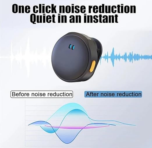 Generic Q8 Mic|Dual Wireless Lavalier Microphone with LED Display Case, Noise Cancelling Lapel Microphone for YouTube, Vlogging, Recording, Plug & Play for iOS, Android