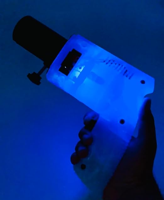 Sparkular Gun | RGB Cold Pyro Party Gun with RGB Lights Use for Weddings,Party Functions, Club Events, Celebrations (Batteries & Pyros Not Included),Led Cold Pyro Gun