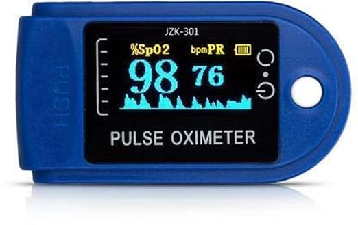 LK-87 Oxygen Saturation Monitor, Heart Rate monitor and SpO2 Levels Oxy-Meter with LED Display Pulsometer fingertip oxymeter