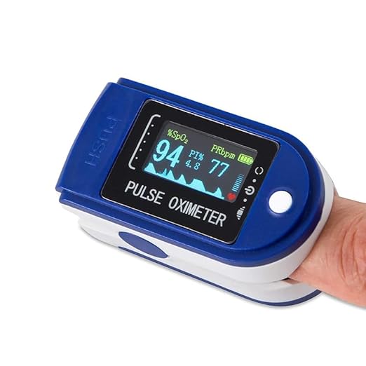 LK-87 Oxygen Saturation Monitor, Heart Rate monitor and SpO2 Levels Oxy-Meter with LED Display Pulsometer fingertip oxymeter