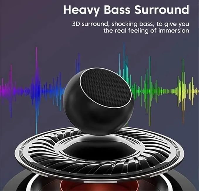 JBL Compatible Ultra Mini Wireless Bluetooth 5.3 Speaker | Deep Bass, HD Sound, Pocket Size Portable Speaker | Rechargeable Mini Speaker for Travel, Outdoor, Home Use
