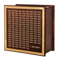 Money Saving Box for Kids and Adults | Wooden Money Bank with Lock | Big Size Piggy Bank 2 Lakh Target | 1 Lakh Saving Box with Numbers | Undiyal Hundi Pig (Brown)
