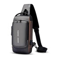 Smart Bag | Sling Bag for Men Stylish Crossbody Backpack for Men & Women, Anti-Theft Chest Bag with USB Charging Port, Messenger Bags, Casual Shoulder Bag