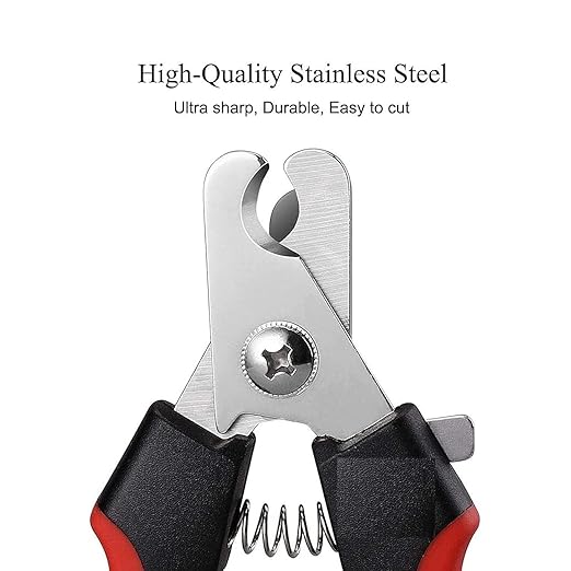 Professional Animal Nail Cutter Clipper Trimmer Filer  for Small, Medium and Large Dogs, Puppies, Cats and Kittens Claw Grooming Tool Set (Nail Clipper)
