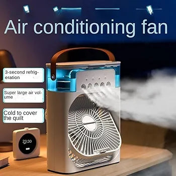 Portable Air Cooler Fan with Water Tank & USB Power