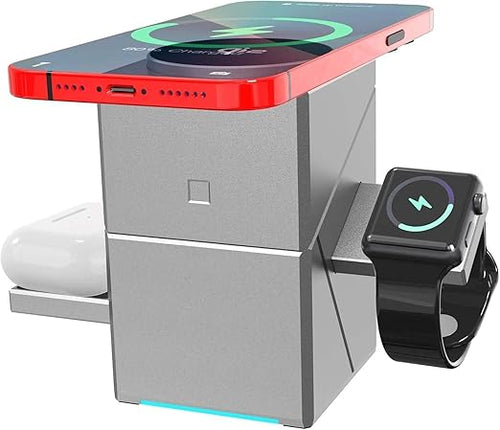 3-in-1 magnetic wireless charging station