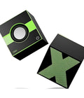 Mini Bluetooth Speaker X Design Wireless Heavy Bass Booster, Power Button Controlled Newly Lanched 3Hours Playtime Ultra Woofer Portable-Multicolor-Pack-1