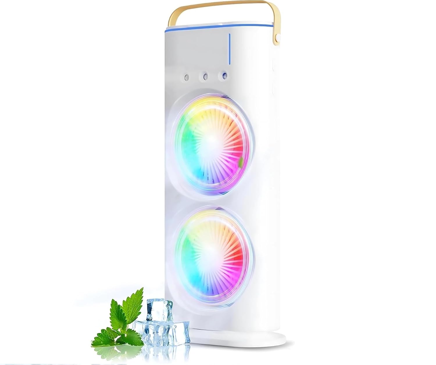 Portable Double Fan Mini Cooler