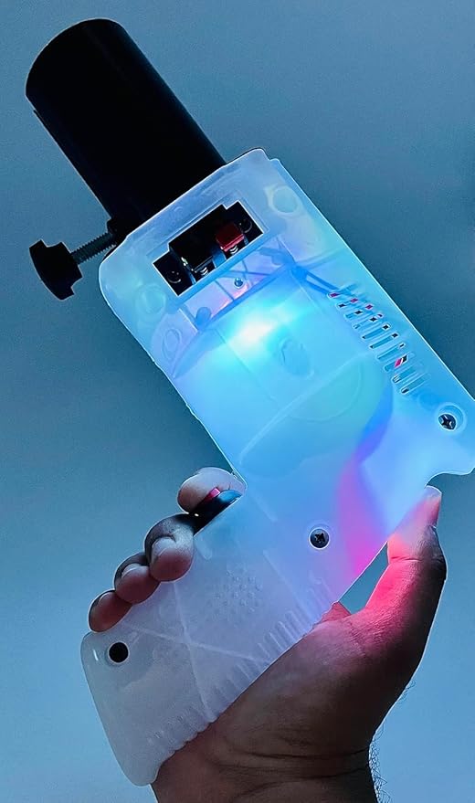 Sparkular Gun | RGB Cold Pyro Party Gun with RGB Lights Use for Weddings,Party Functions, Club Events, Celebrations (Batteries & Pyros Not Included),Led Cold Pyro Gun