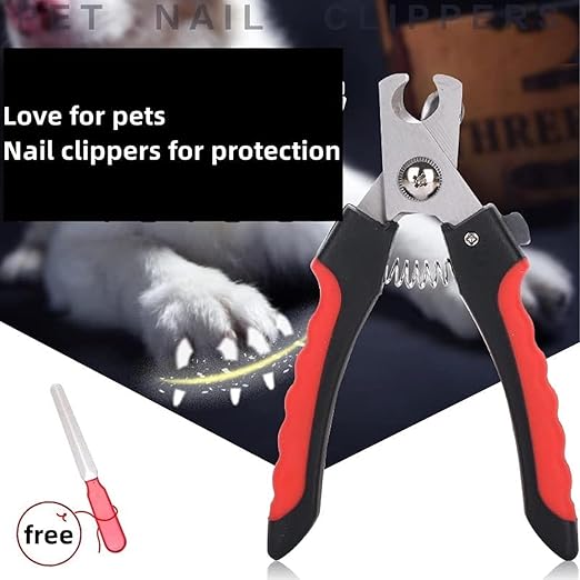 Professional Animal Nail Cutter Clipper Trimmer Filer  for Small, Medium and Large Dogs, Puppies, Cats and Kittens Claw Grooming Tool Set (Nail Clipper)