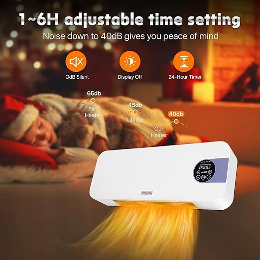 Wall-mounted mini portable air conditioner and heater unit