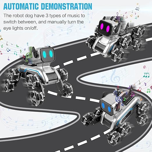 Remote Control Robot Dog - RC Car 8x8 Wheel Drive Gesture Sensor RC Stunt Car High-Speed Double Sided 2.4GHz Remote Control Birthday Gifts Toys For Kids & Adults Boys & Girls [8WD PRO]