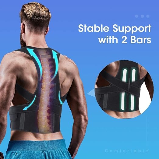 Magnetic Back Brace Posture Corrector Belt Free Size