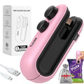 Portable Mini Sealing Machine, Handheld Packet Sealer for Food, Snacks, Chips, Fresh Storage, Plastic Bags Sealing Machine