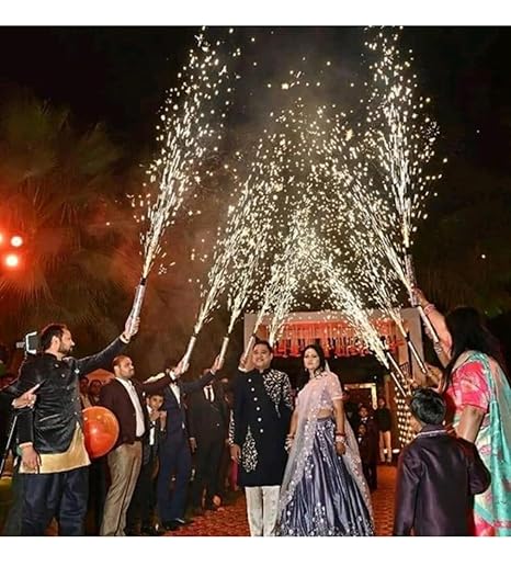 Sparkular Gun | RGB Cold Pyro Party Gun with RGB Lights Use for Weddings,Party Functions, Club Events, Celebrations (Batteries & Pyros Not Included),Led Cold Pyro Gun