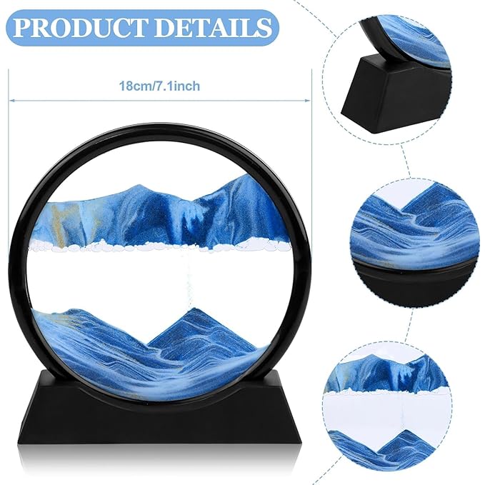 3D Moving Sand Art Picture | Liquid Motion Decor