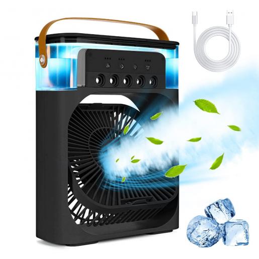 Portable Air Cooler Fan with Water Tank & USB Power