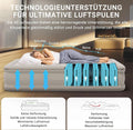 Airbed, Inflatable Mattress, 191x99x40cm, Brown, Waterproof, 200kg Capacity, Plush, Minimalist, Inflates in 3 Mins, Suitable for Home & Camping